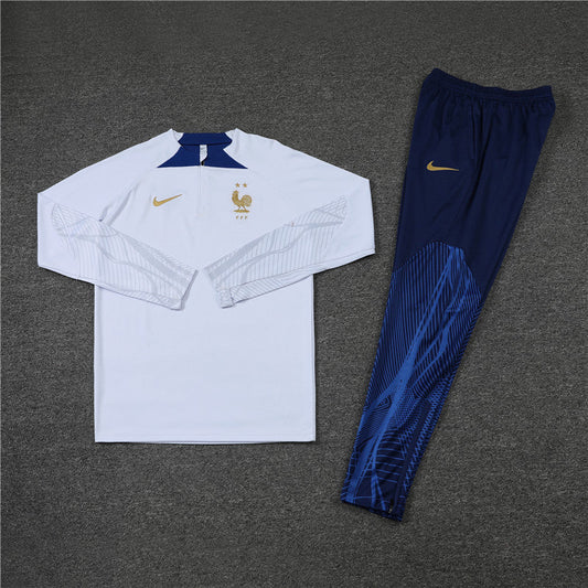 FRANCE TRACKSUIT 22-23 WHITE
