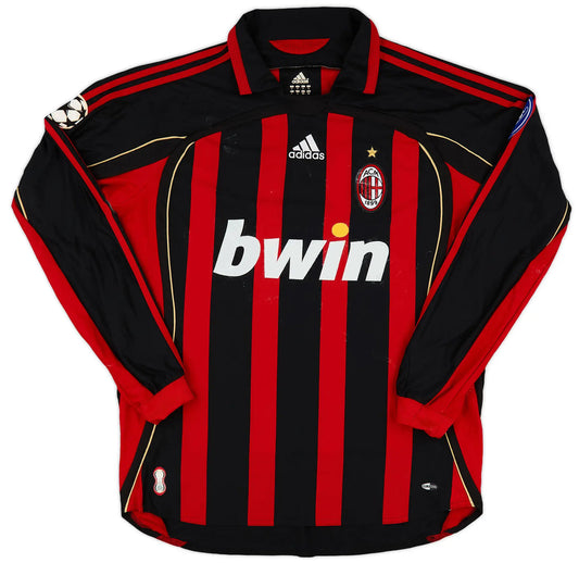 AC Milan Home Long Sleeve Kit 07/08