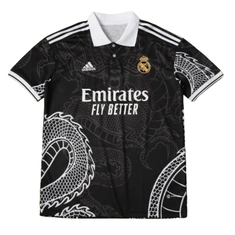 REAL MADRID 'DRAGON' SPECIAL EDITION (BLACK) SHIRT 2023/24